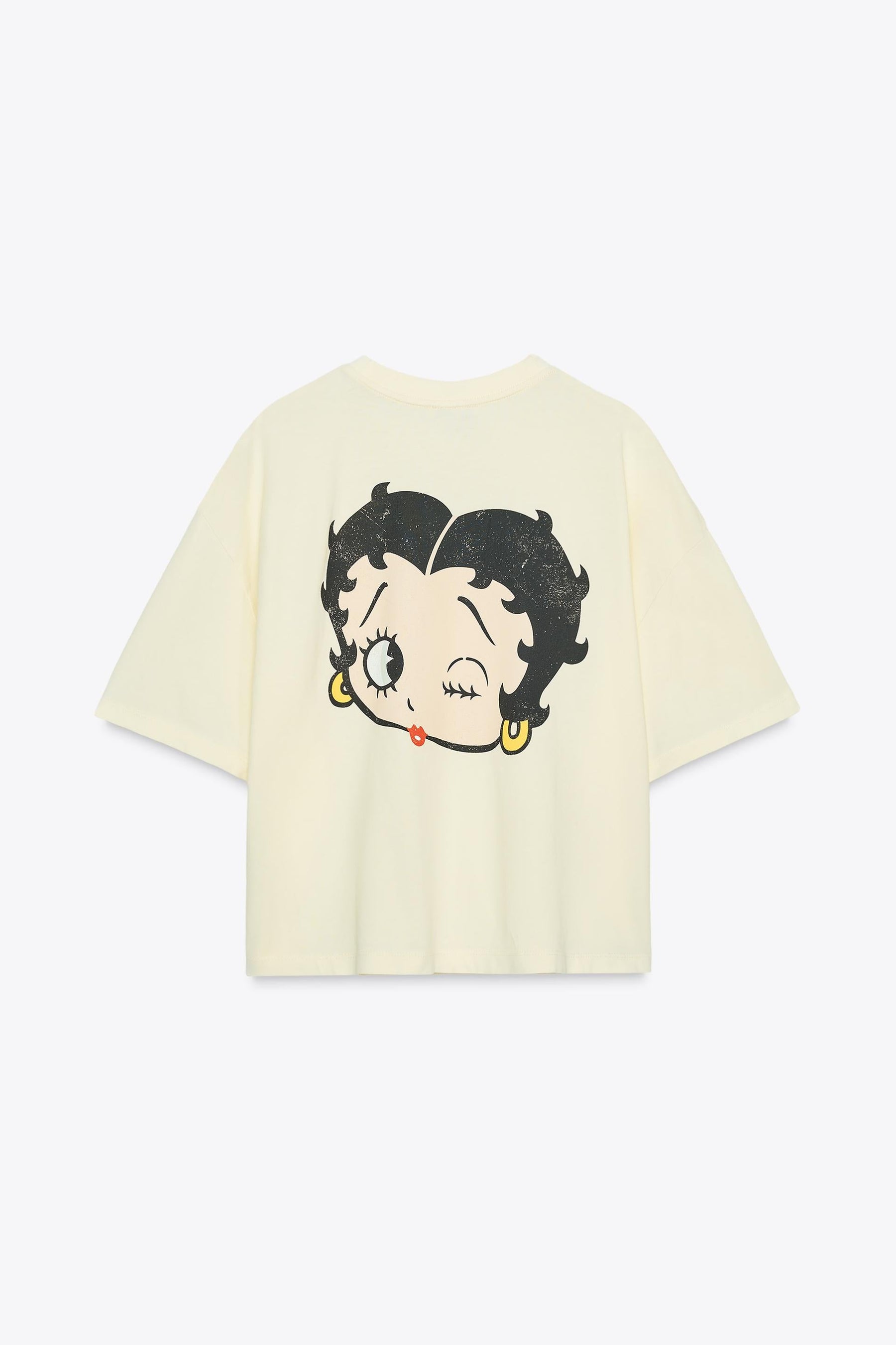 Washed-effect T-shirt