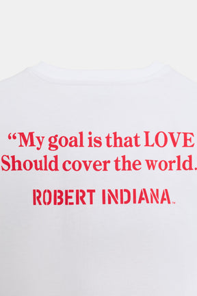 CONTRAST SLOGAN SHIRT