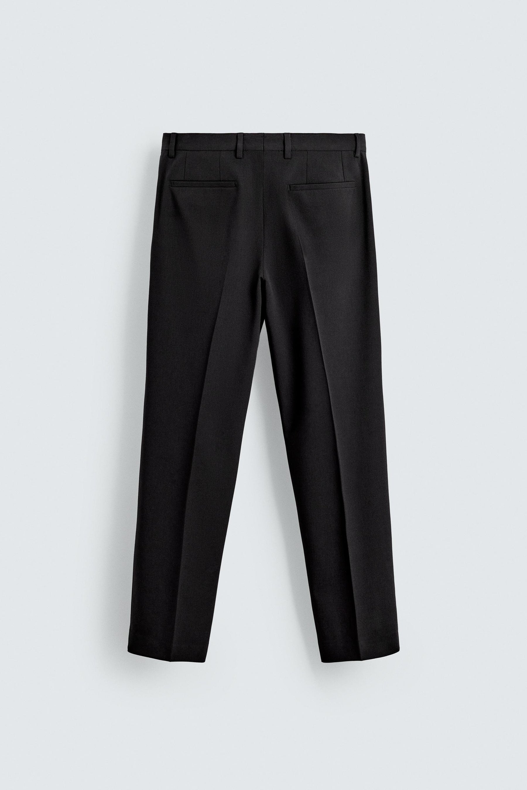 WOOL BLEND TUXEDO SUIT TROUSERS - Image 8