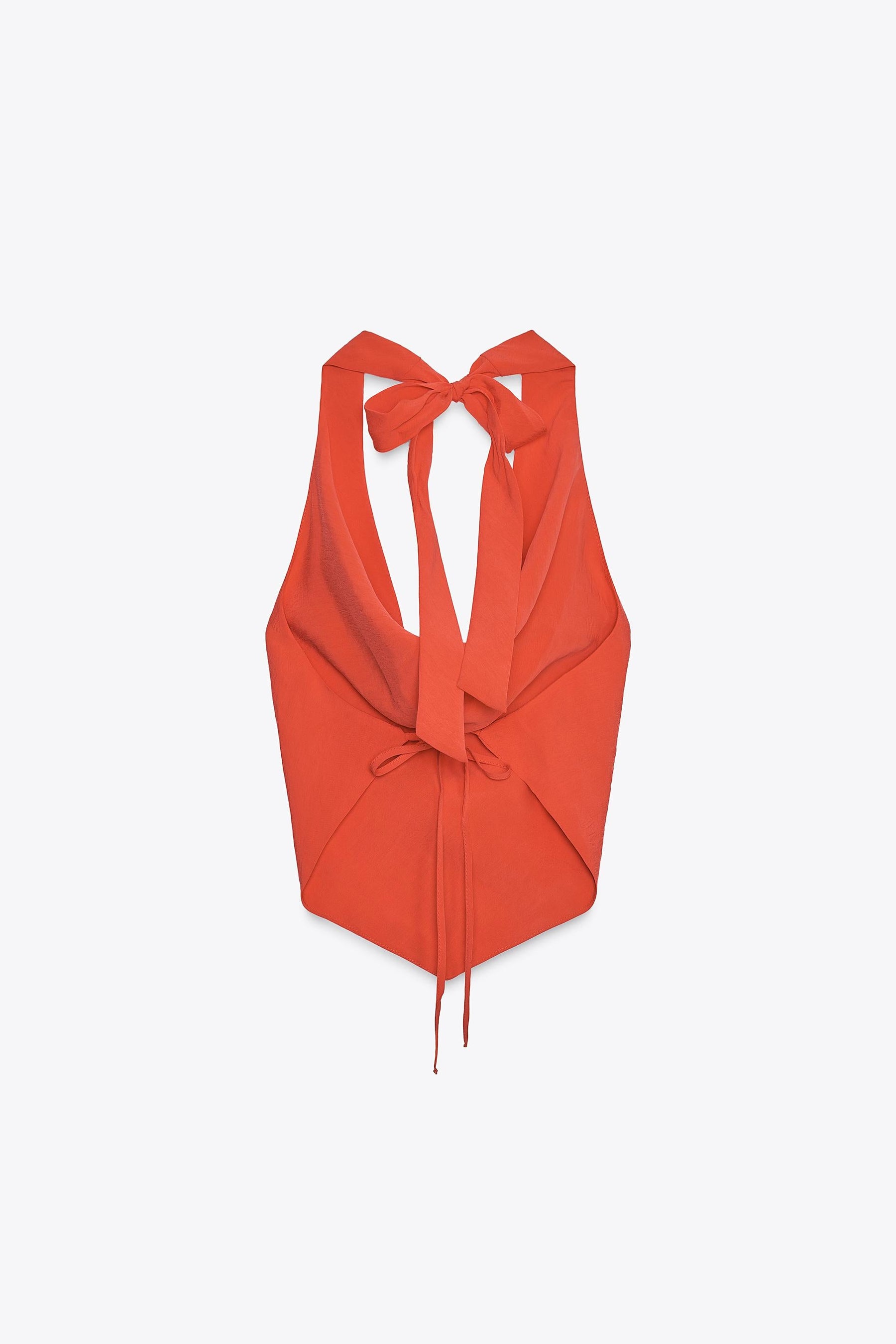 Draped Halter Fashion Top