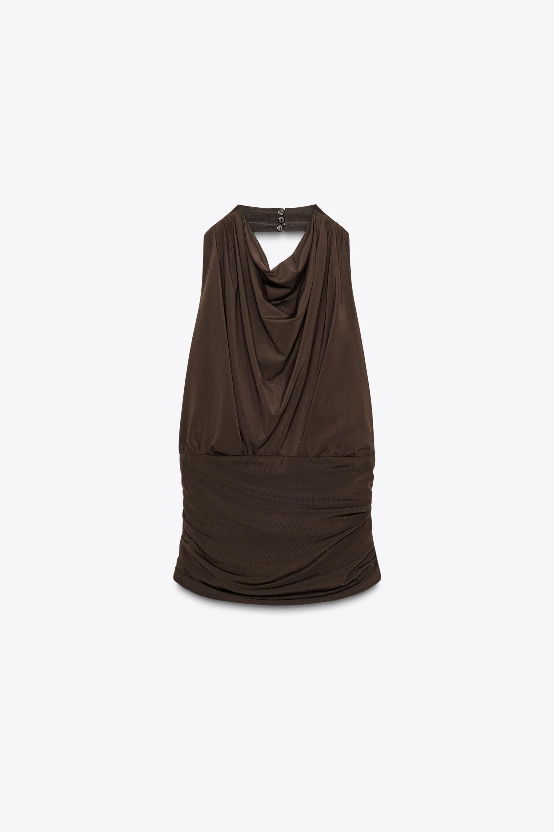 Drapiertes Neckholder-Top