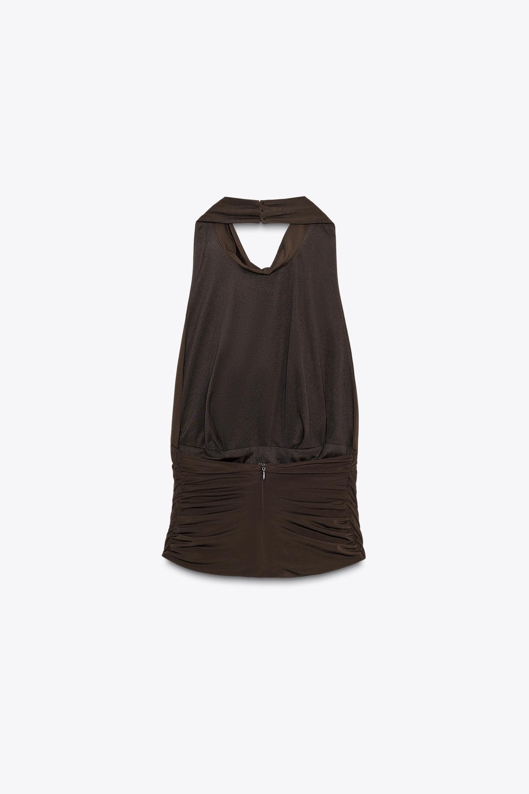 Drapiertes Neckholder-Top