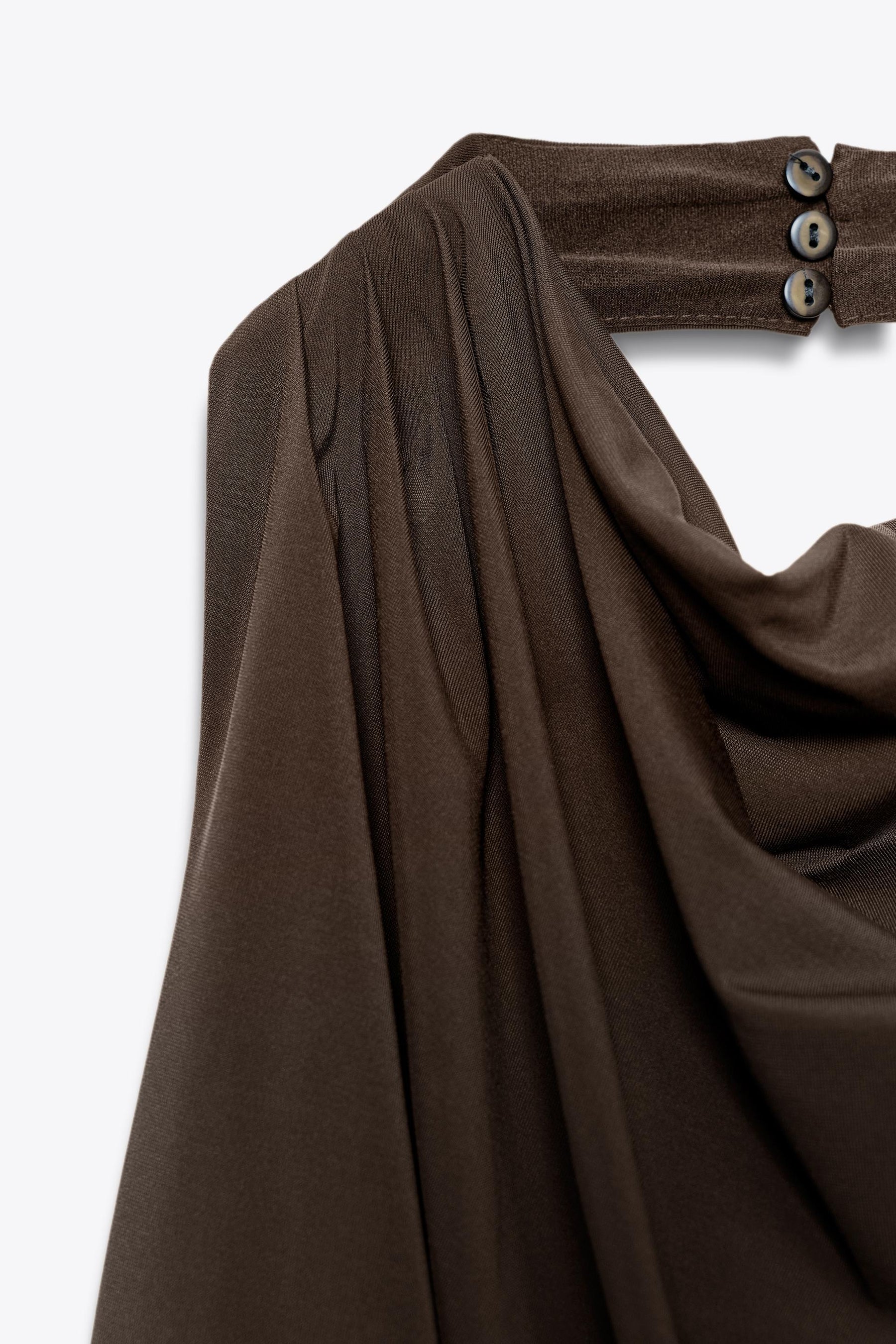 Drapiertes Neckholder-Top