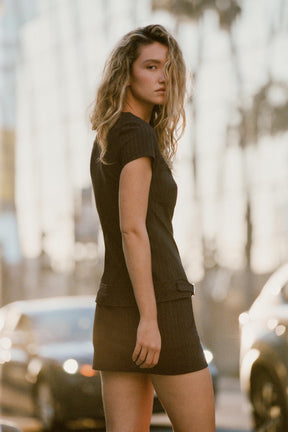 Belted Mini Dress