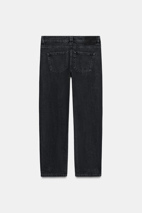 Mid-waist cigarette jeans