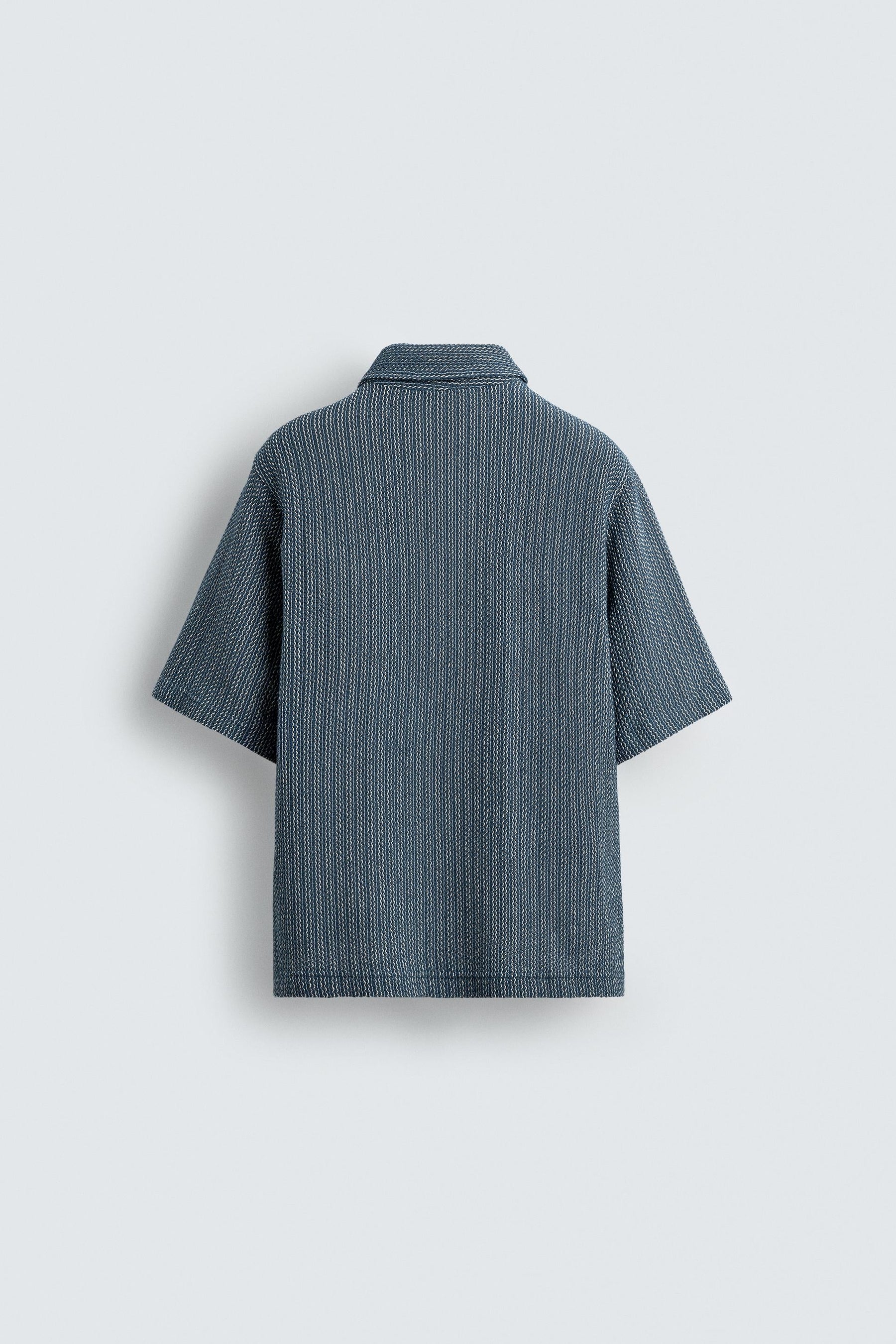 TEXTURED POLO SHIRT - Image 7