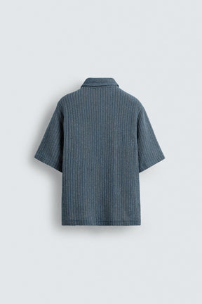 TEXTURED POLO SHIRT - Image 8
