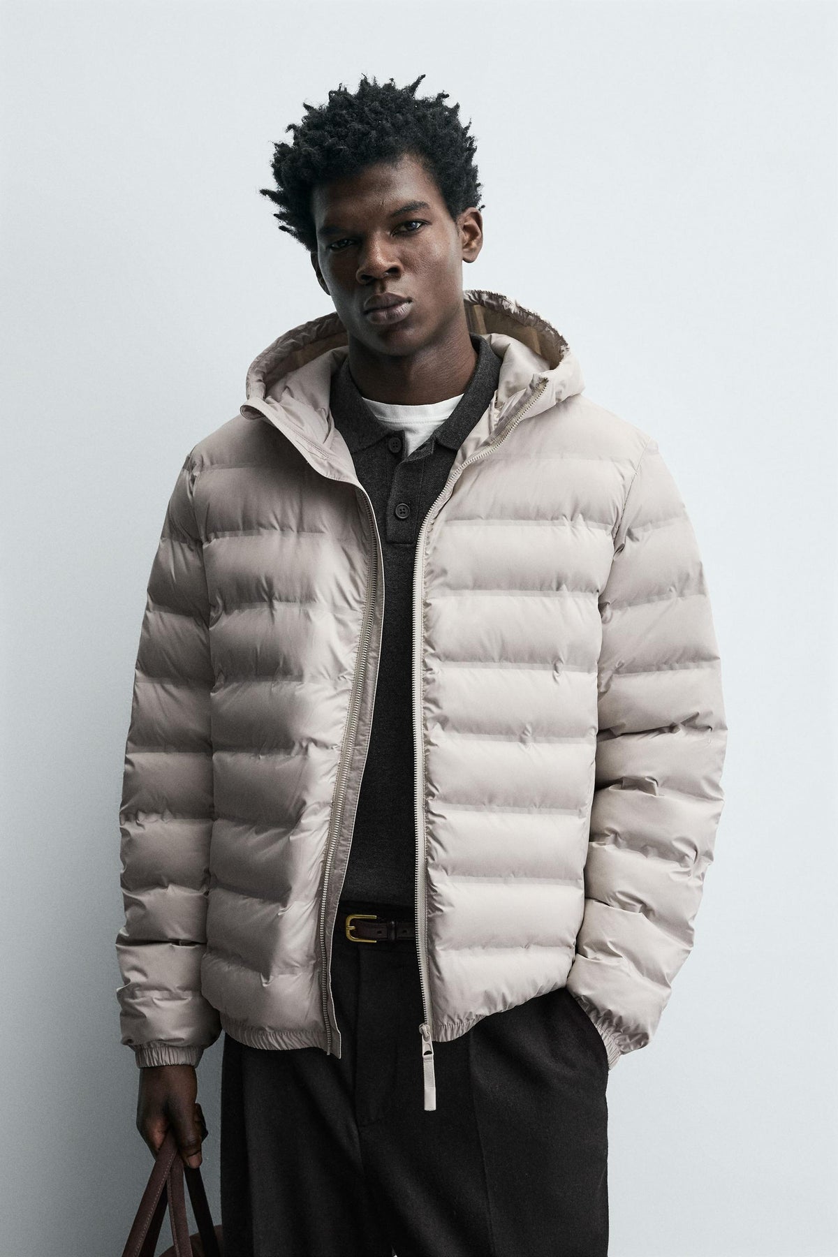 WATER-REPELLENT LIGHTWEIGHT PUFFER JACKET - Image 2
