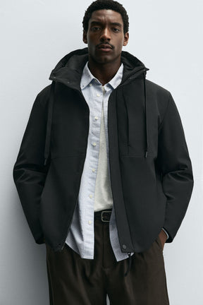 TECHNICAL HOODED JACKET - Image 6
