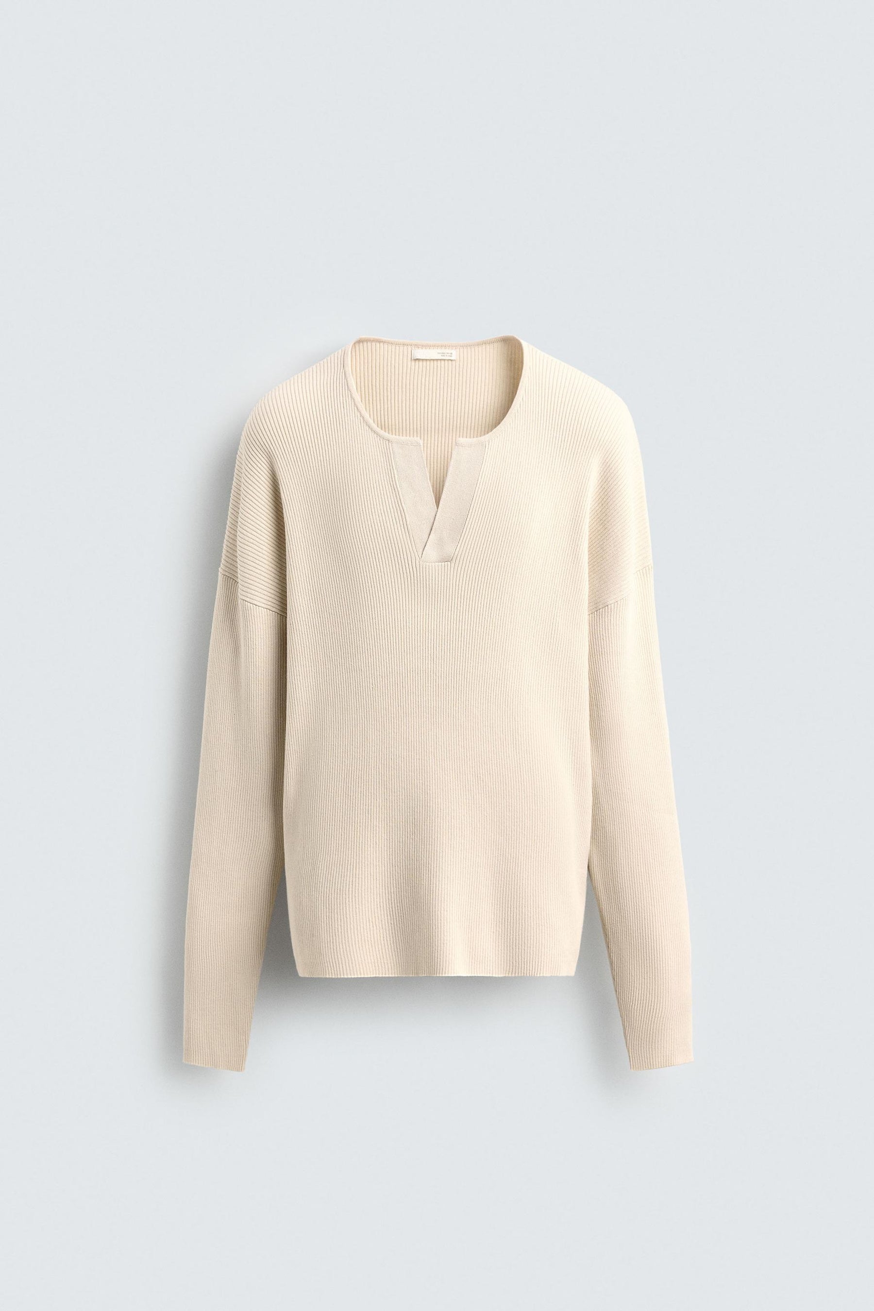 TEXTURED RELAXED FIT SWEATER - Image 7