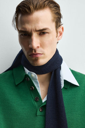 WOOL KNIT POLO SHIRT - Image 6
