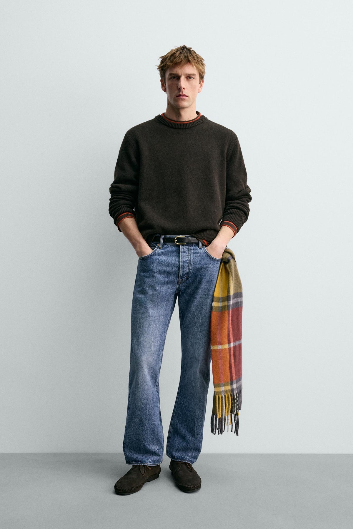 WOOL - CASHMERE JUMPER AARON LEVINE X - Image 1