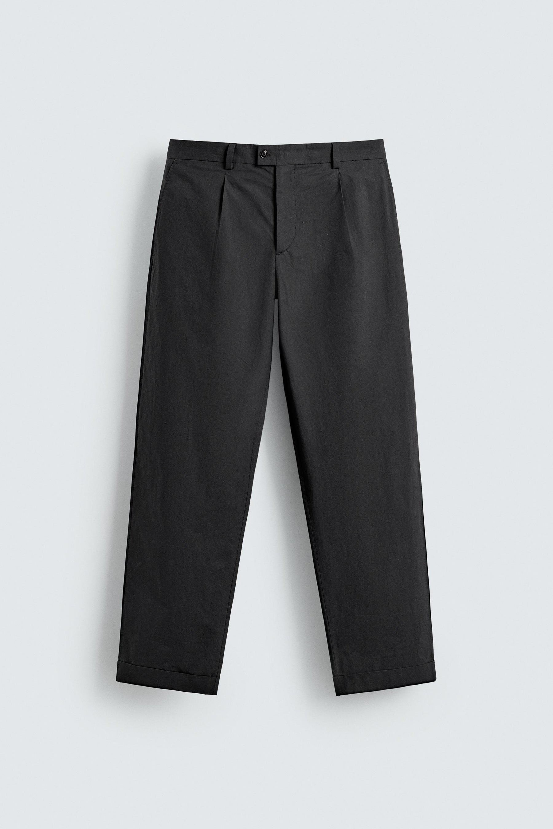 POPLIN SUIT TROUSERS - Image 7