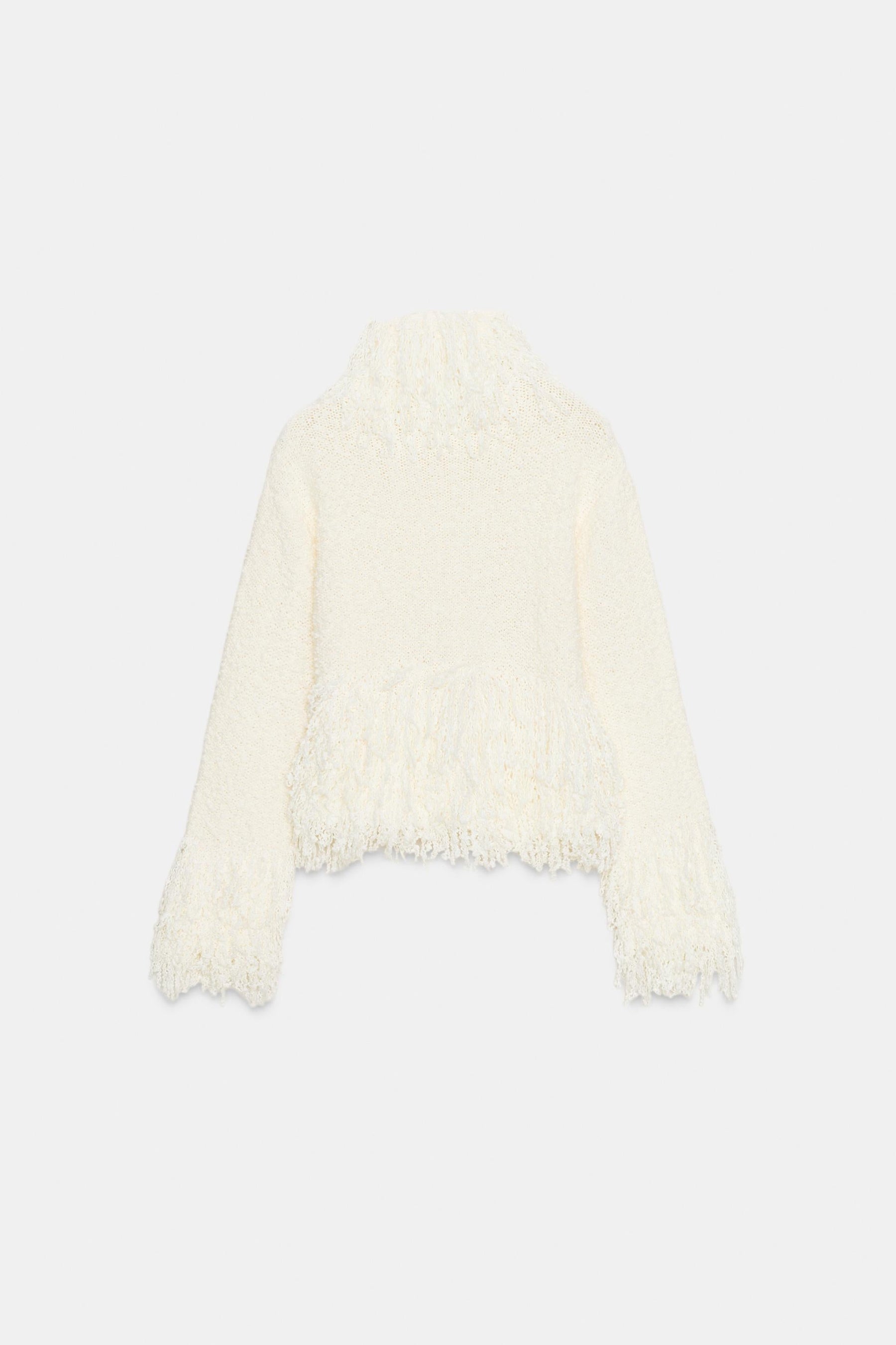 FRINGED KNIT JUMPER