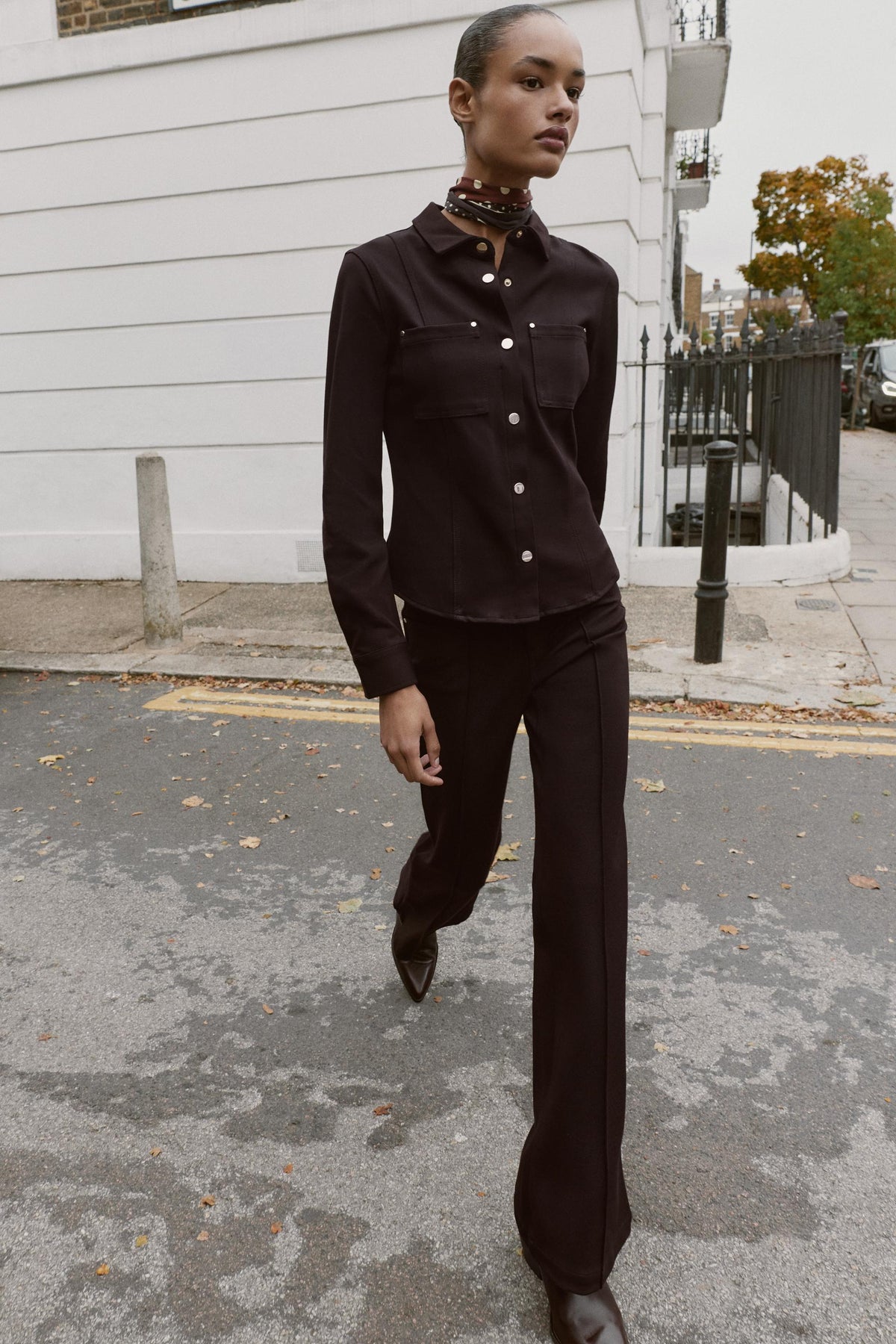 Tailored Crepe Shirt