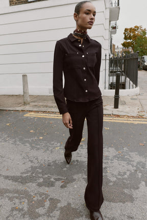 Tailored Crepe Shirt