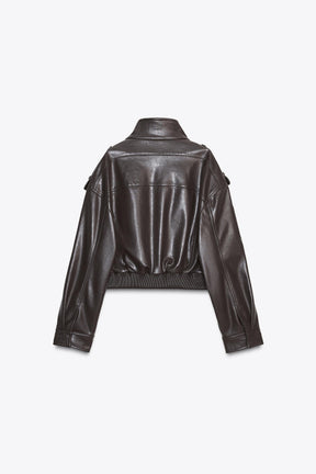 Kunstlederjacke