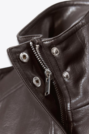 Kunstlederjacke