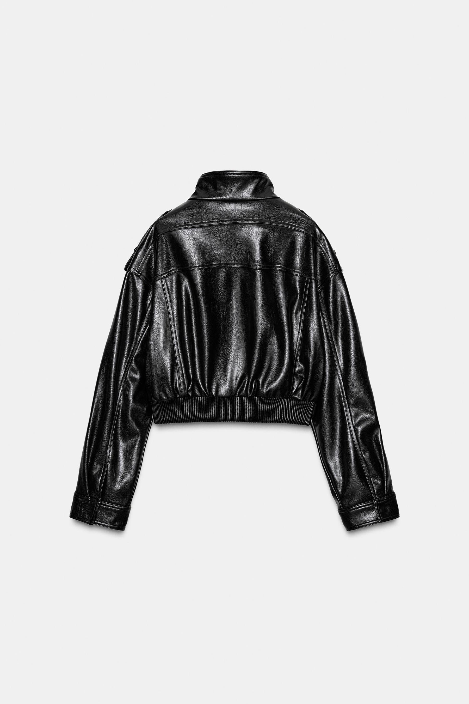 Kunstlederjacke mit