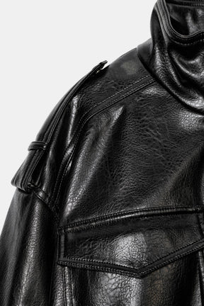 Kunstlederjacke mit