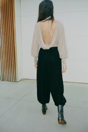 Georgette-Body mit Details