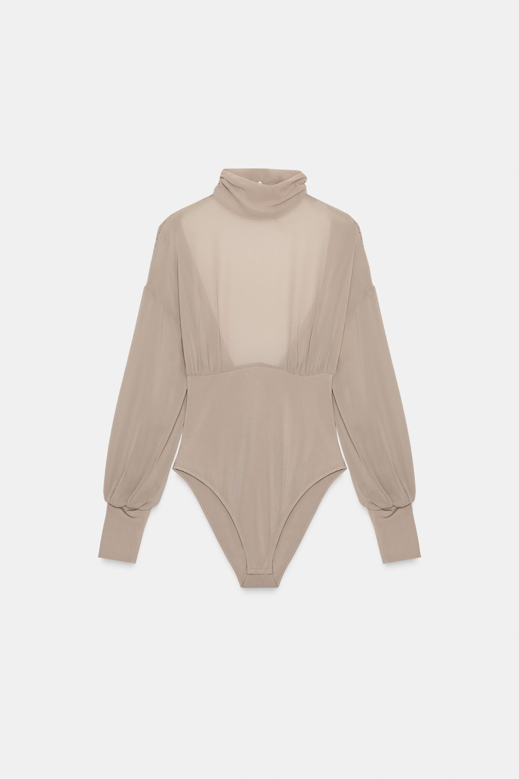 Georgette-Body mit Details