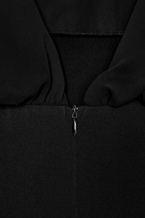 Georgette-Body mit Schleifen