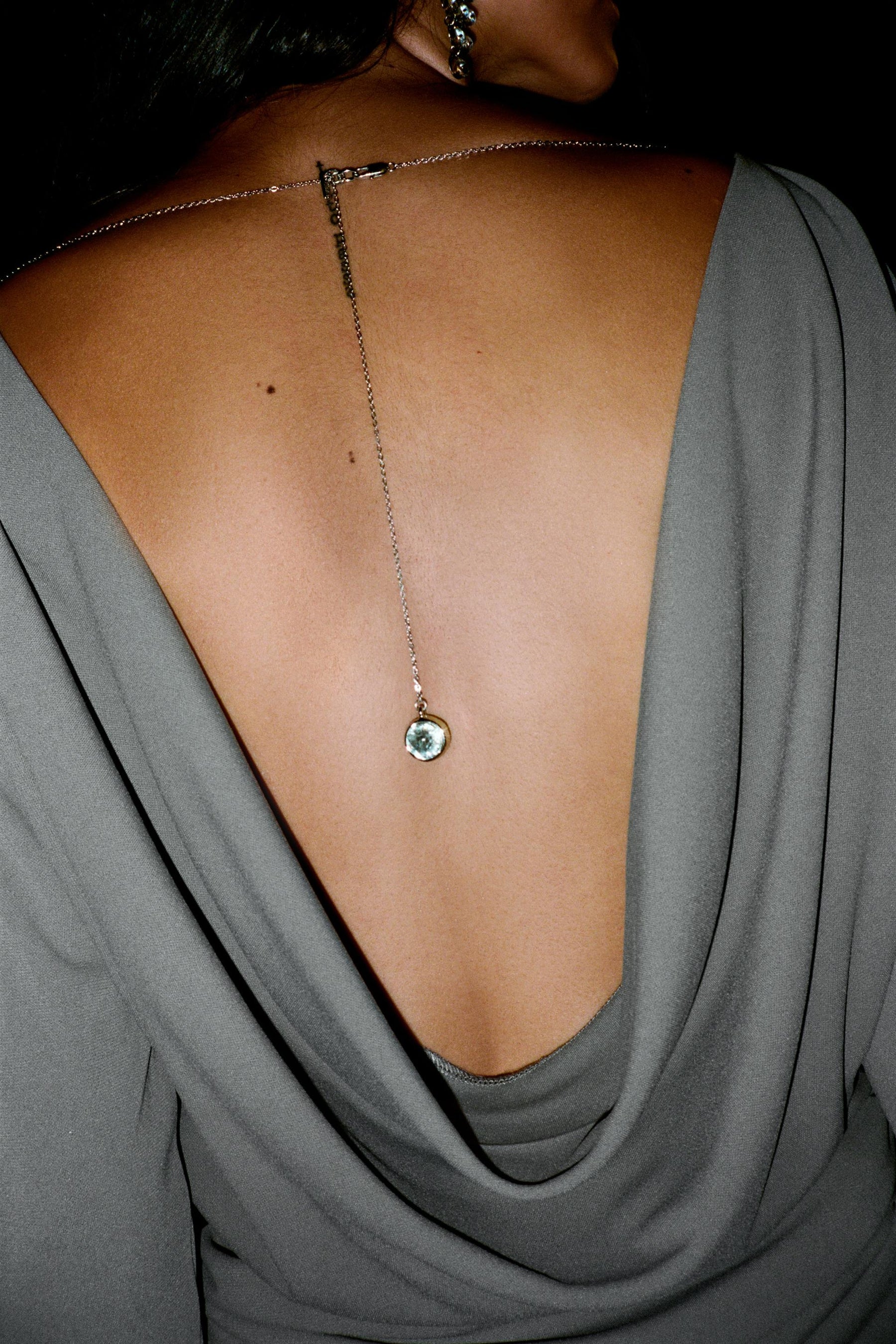 Draped Back Top