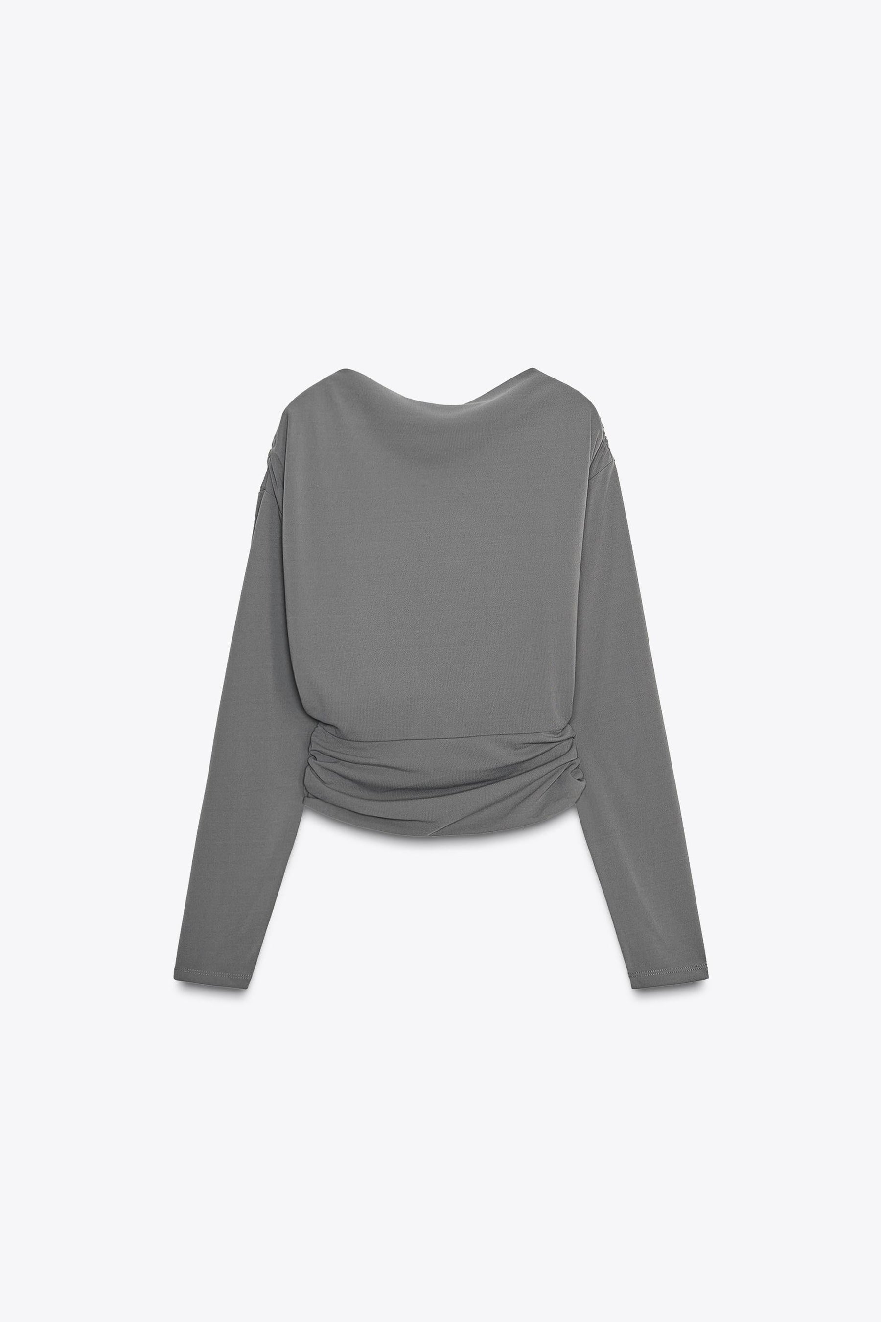 Draped Back Top