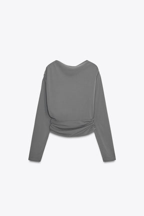 Draped Back Top
