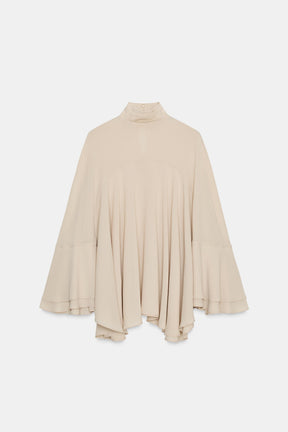 Georgette Cape Top