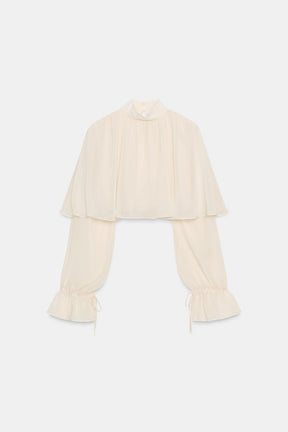 Georgette Cape Top