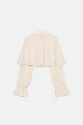 Georgette Cape Top