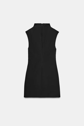Tie-detail short dress.