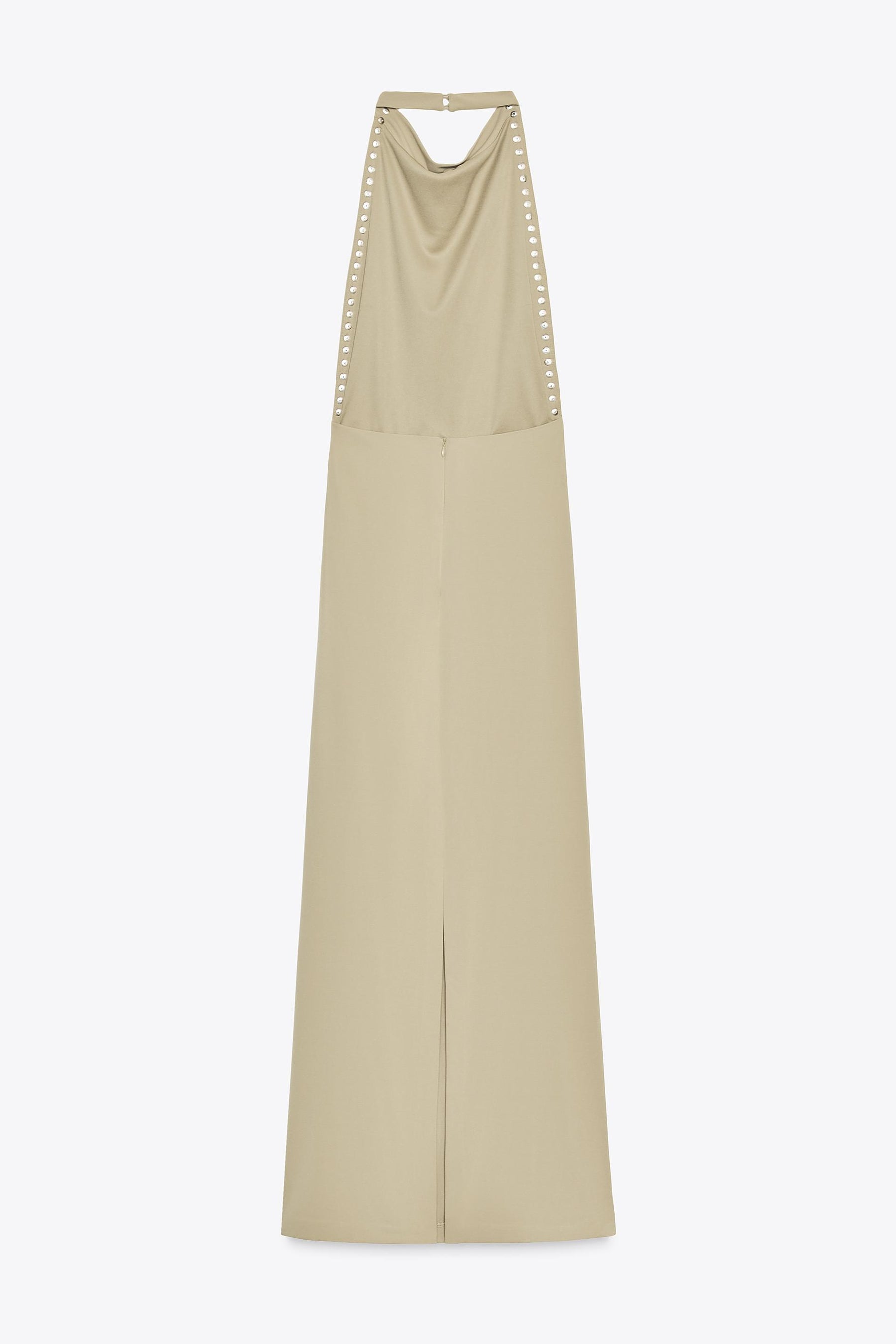 STUDDED HALTER DRESS - Image 4