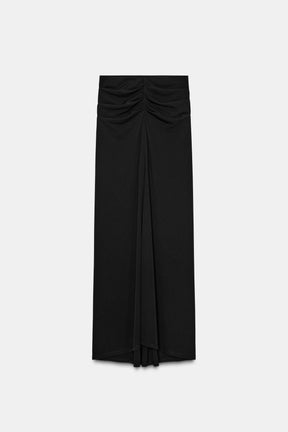 Gathered Maxi Skirt