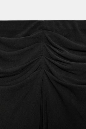Gathered Maxi Skirt