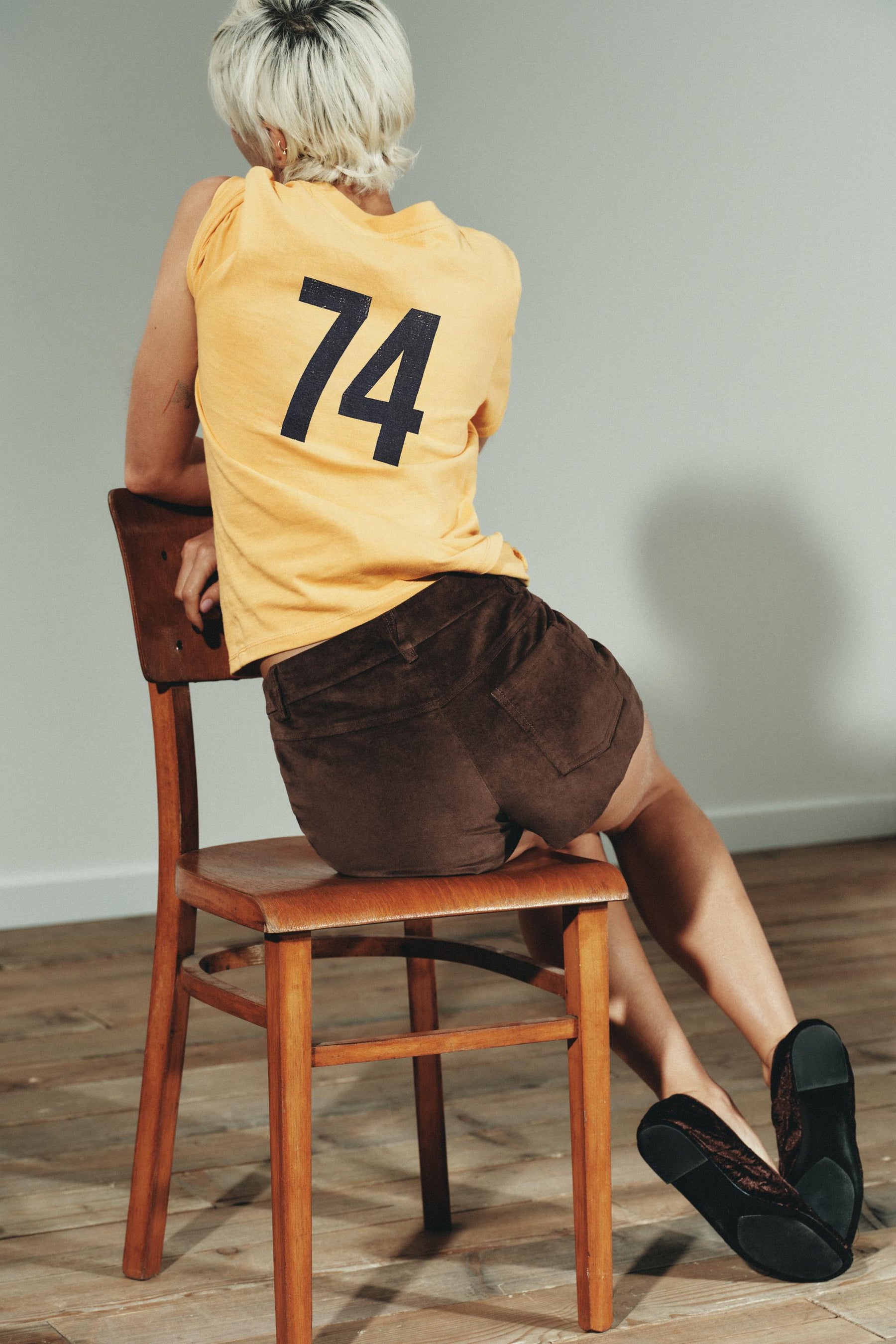SUEDE MINI SHORTS
