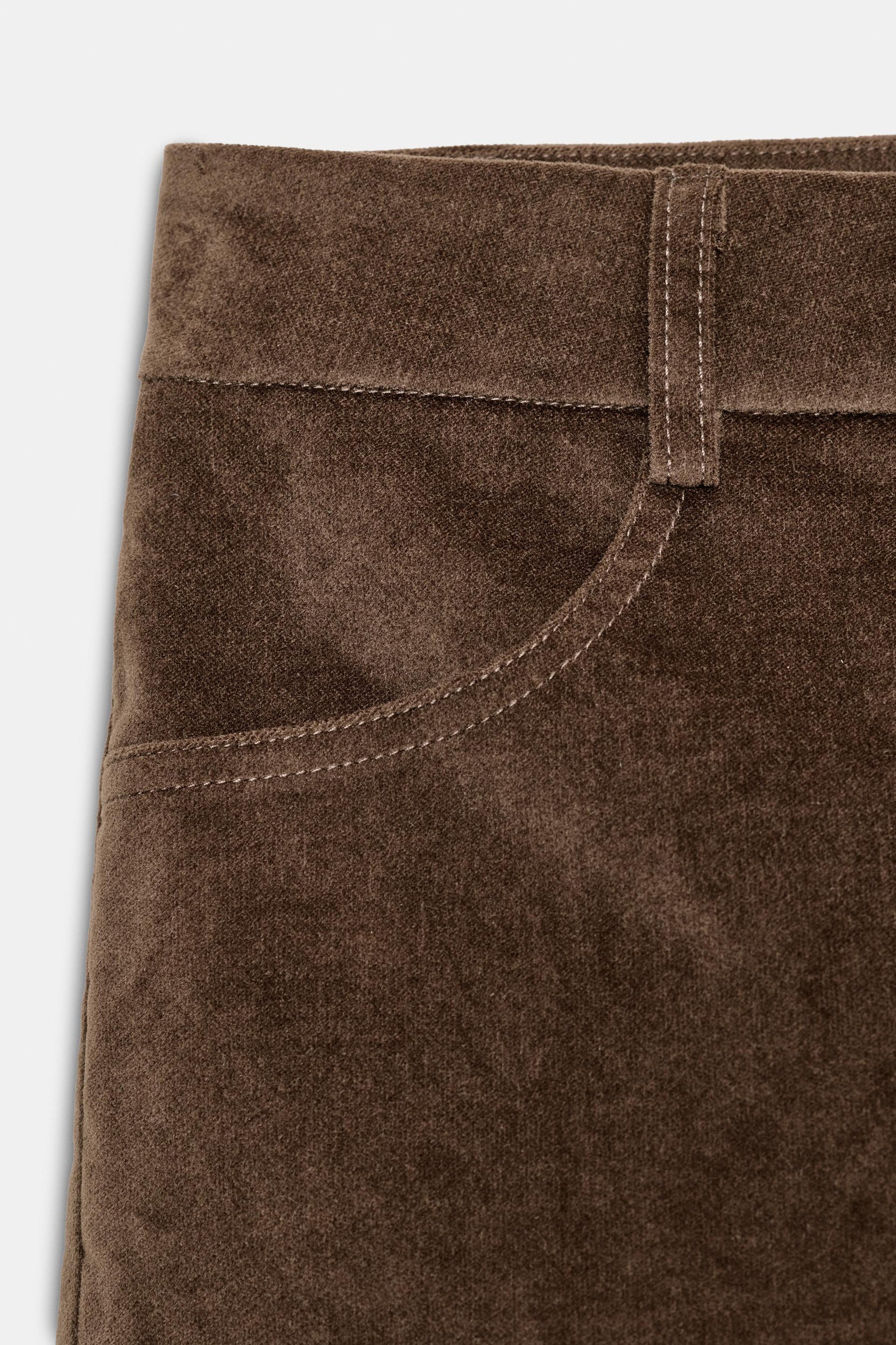SUEDE MINI SHORTS