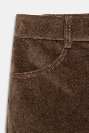 SUEDE MINI SHORTS