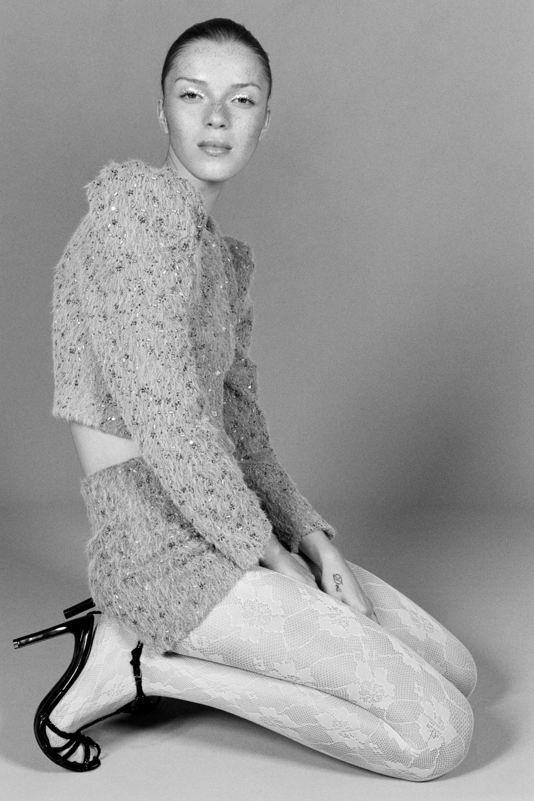 Beaded Sheepskin Jacket