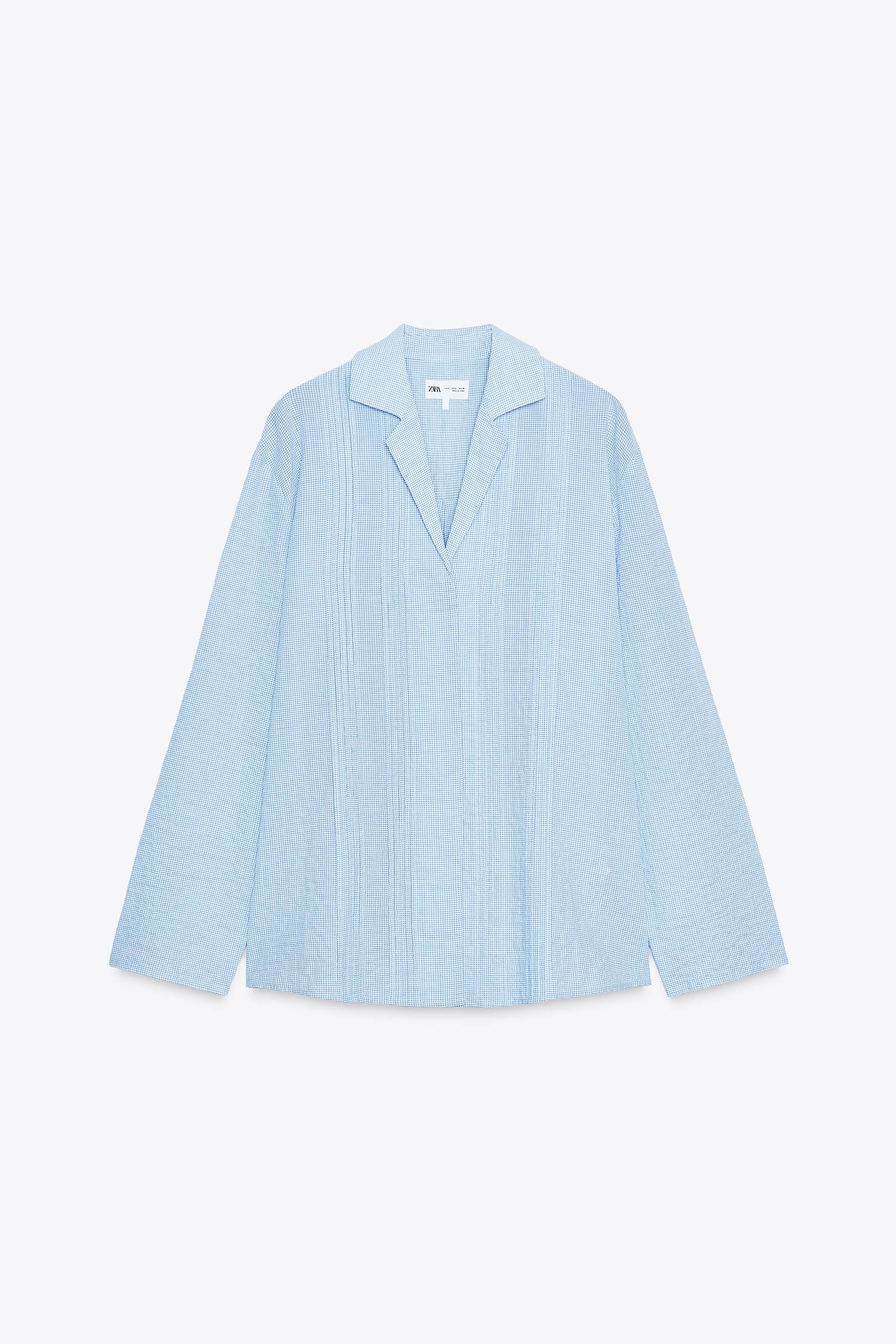 Textured Oversize Shirt
