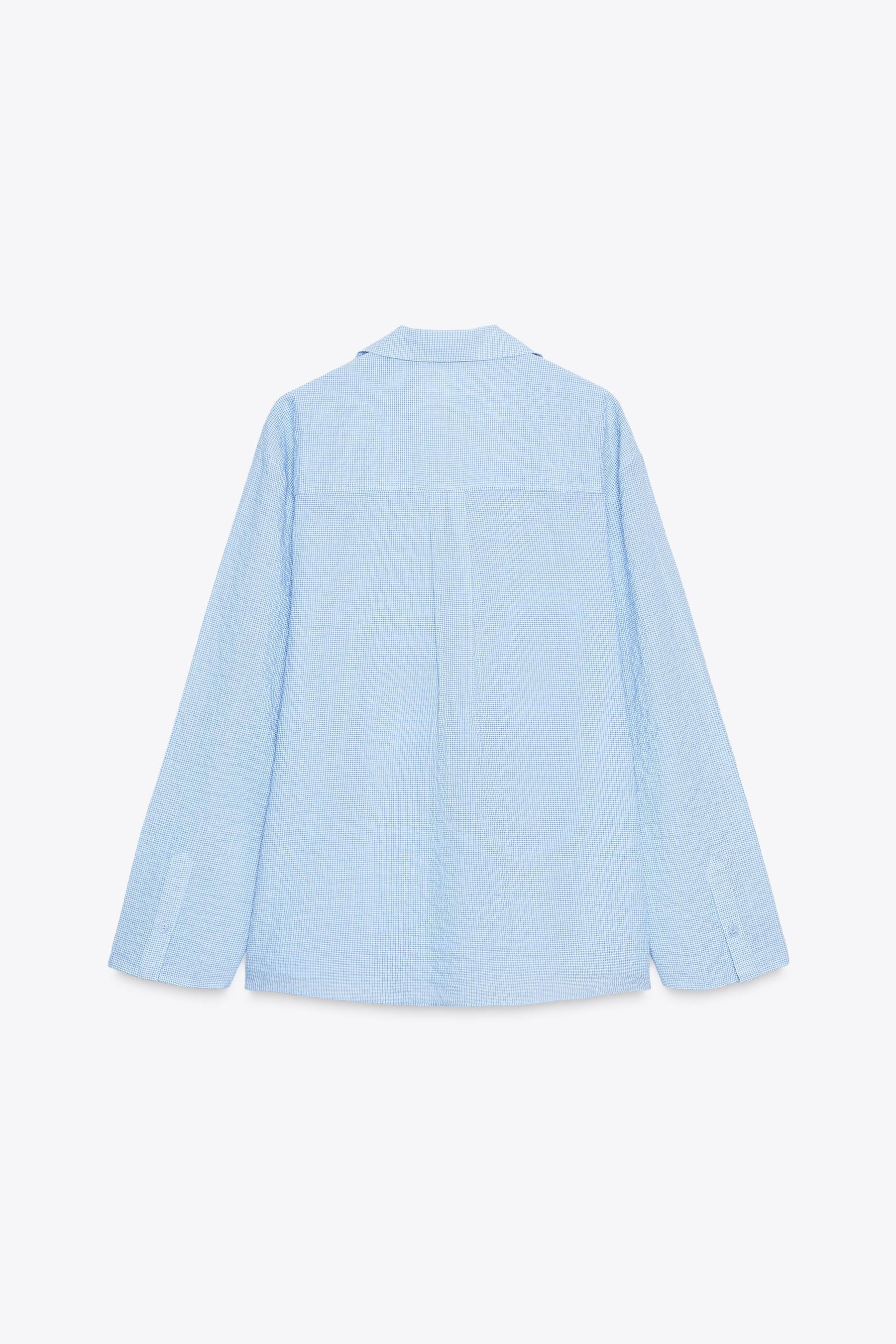 Textured Oversize Shirt