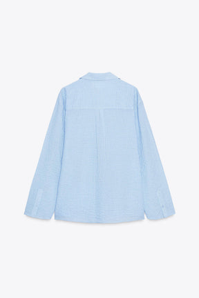 Textured Oversize Shirt
