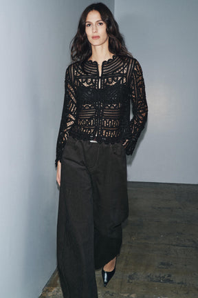 CROCHET BLOUSE