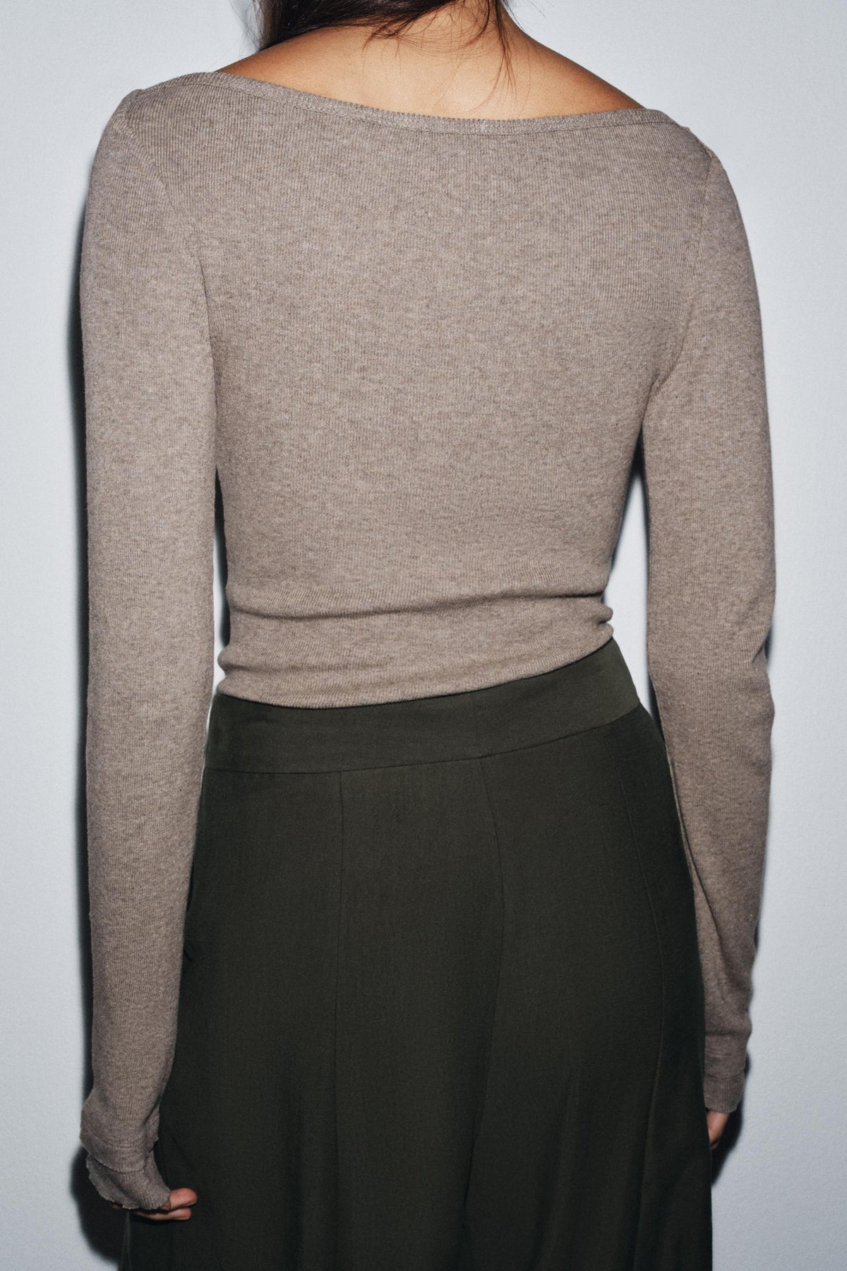 Rib Neck T-Shirt