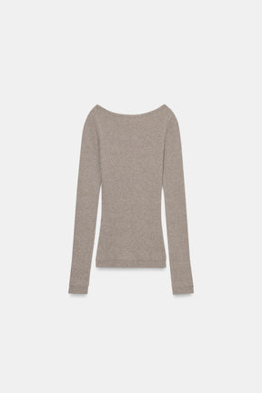 Rib Neck T-Shirt