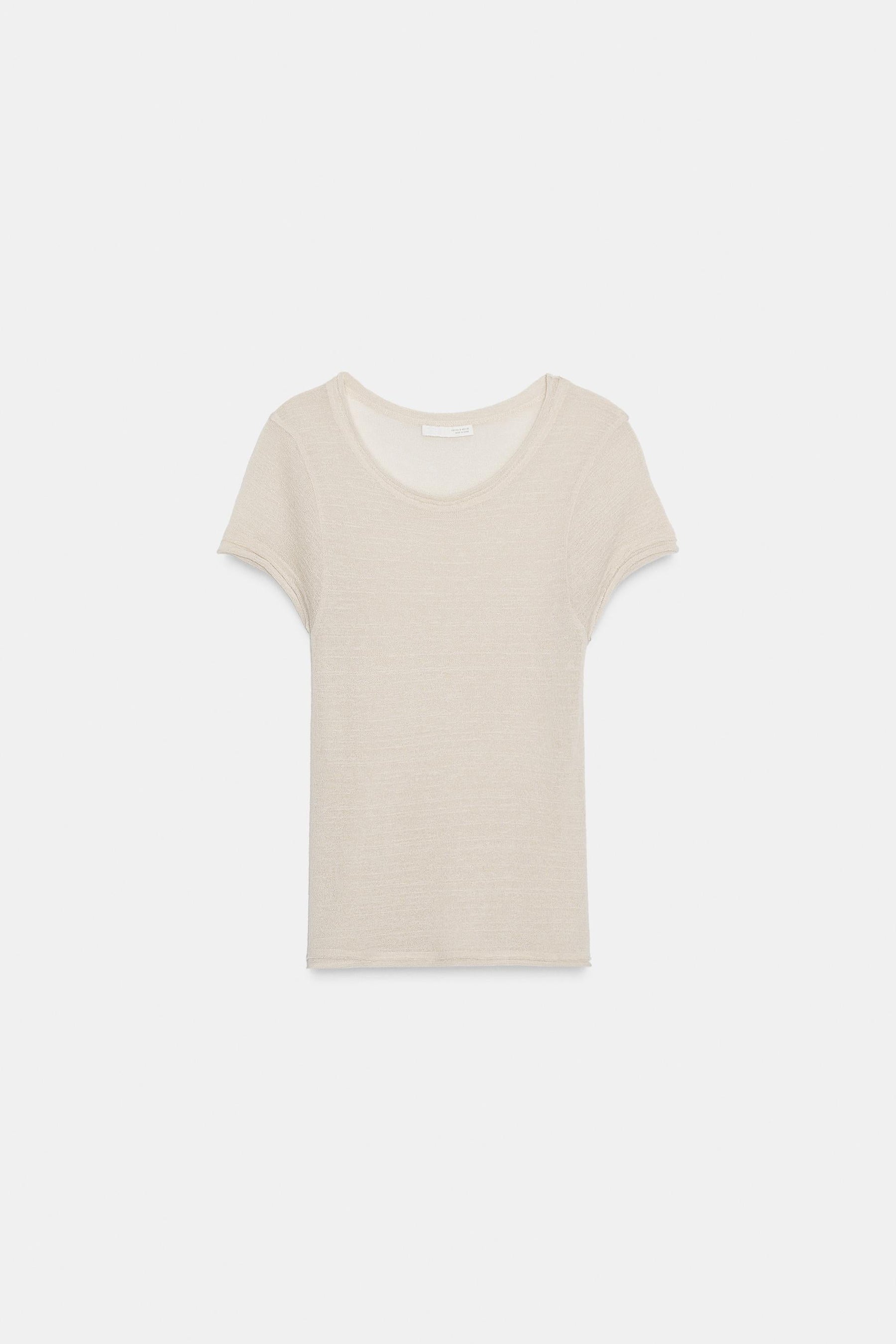 WOOL SHORT SLEEVE SHIRT