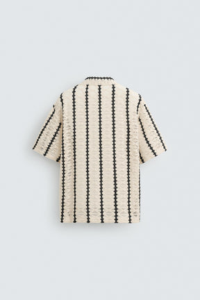 CROCHET TEXTURED SHIRT - Image 6