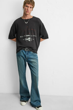 PRINTED WASHED KNIT T-SHIRT - Image 5